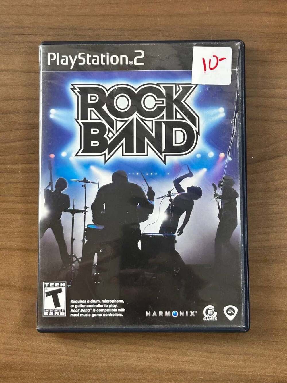 Rock Band Sony PlayStation 2 PS2 2007 Complete CIB Game Disc Manual